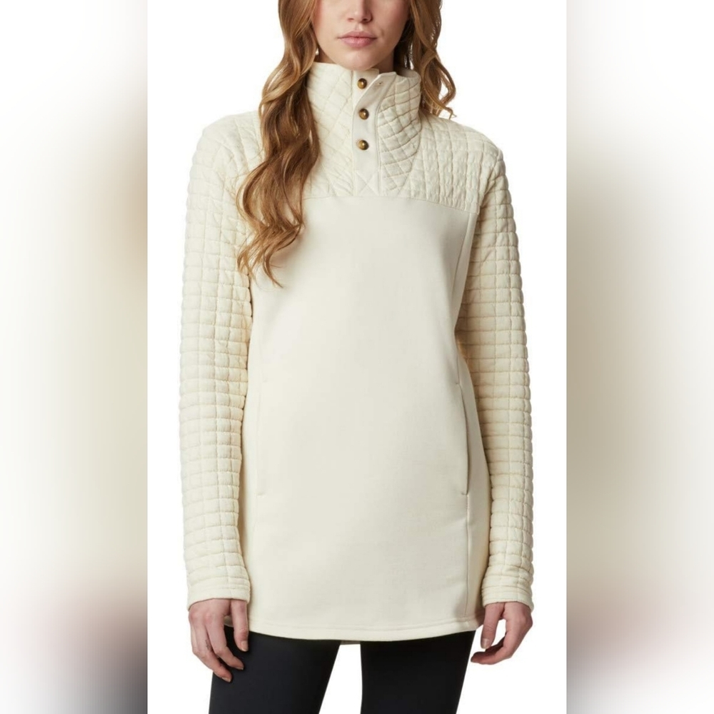 NEW Columbia Womens Sunday Summit Tunic Pullover Sweatshirt Sweater M